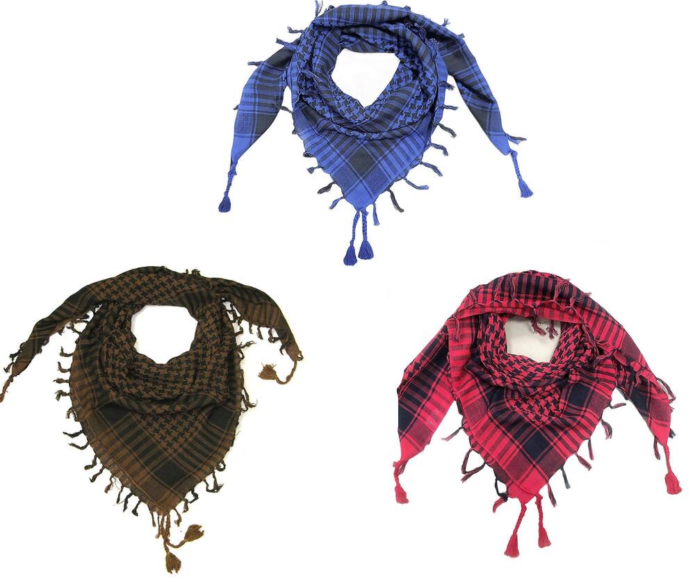 1439 Shemagh Scarf - /100% Cotton Military Shemagh Keffiyeh Scarf Arafat